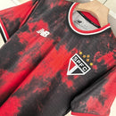 Camiseta de aficionado del São Paulo Third Third III 24/25 para hombre - Roja