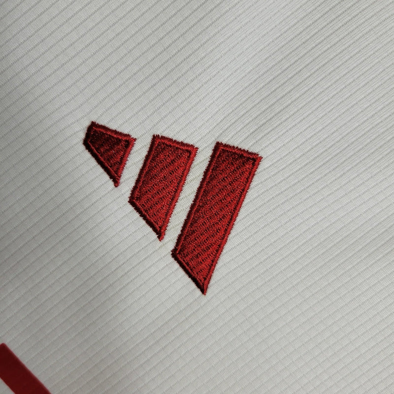 Camiseta Adidas de la tercera equipación del Manchester United 23/24 para hombre - Blanca