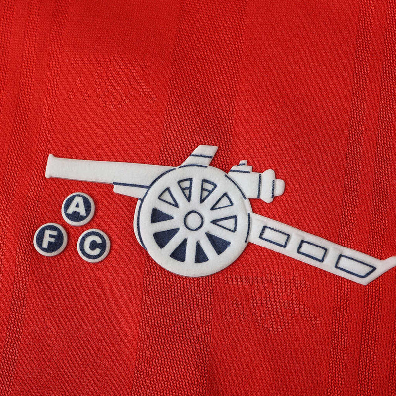 Camiseta retro de local del Arsenal 88/89 para hombre - Roja