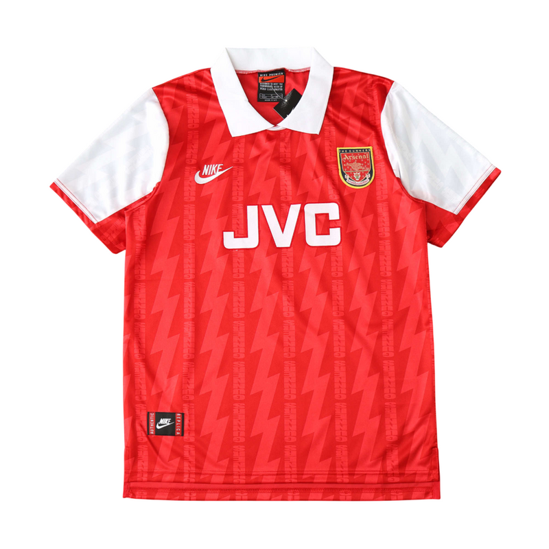 Camiseta retro de aficionado del Arsenal 93/94 para hombre - Roja