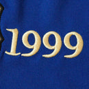 Camiseta retro de manga larga para aficionado del Barcelona Home 1999 para hombre - Azul y granate