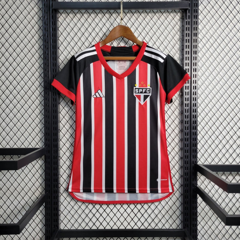 Camiseta de aficionado São Paulo II 23/24 Adidas Mujer - Tricolor