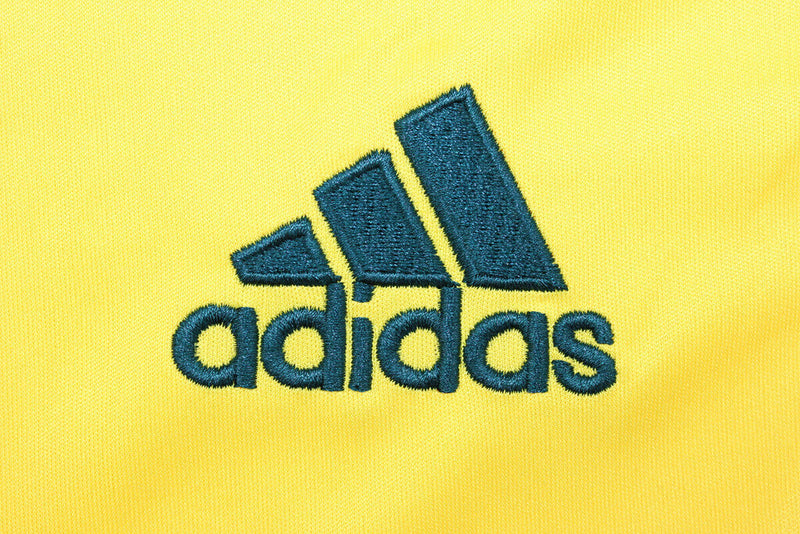 Camiseta retro de aficionado de la selección brasileña Palmeiras 2014 para hombre - Amarilla