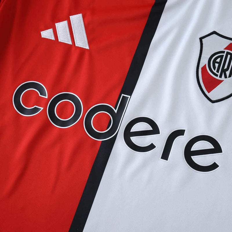 Camiseta de local de River Plate 24/25 para hombre - Blanca y roja