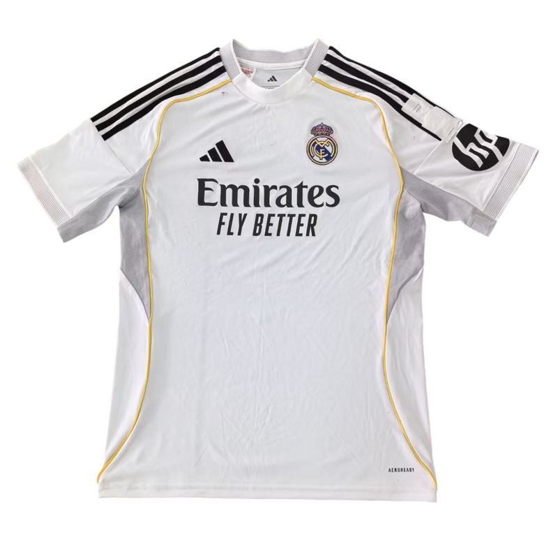 Camiseta de aficionado del Real Madrid 2025/26 para hombre - Blanca