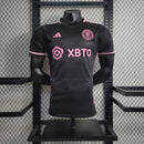 Camiseta de jugador Adidas Miami II 23/24 para hombre - Negra y rosa
