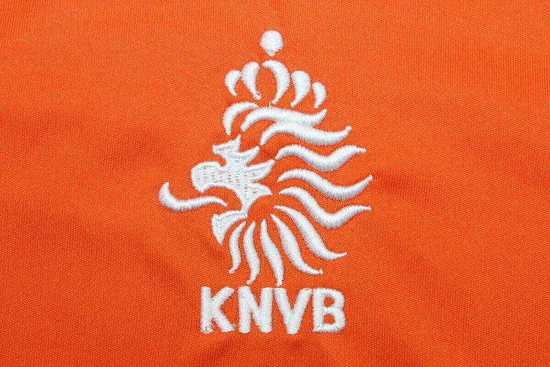 Camiseta retro de local de la selección nacional de Países Bajos 2004 para hombre - Naranja