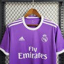 Camiseta retro Adidas del Real Madrid III 17/18 para hombre - Morada