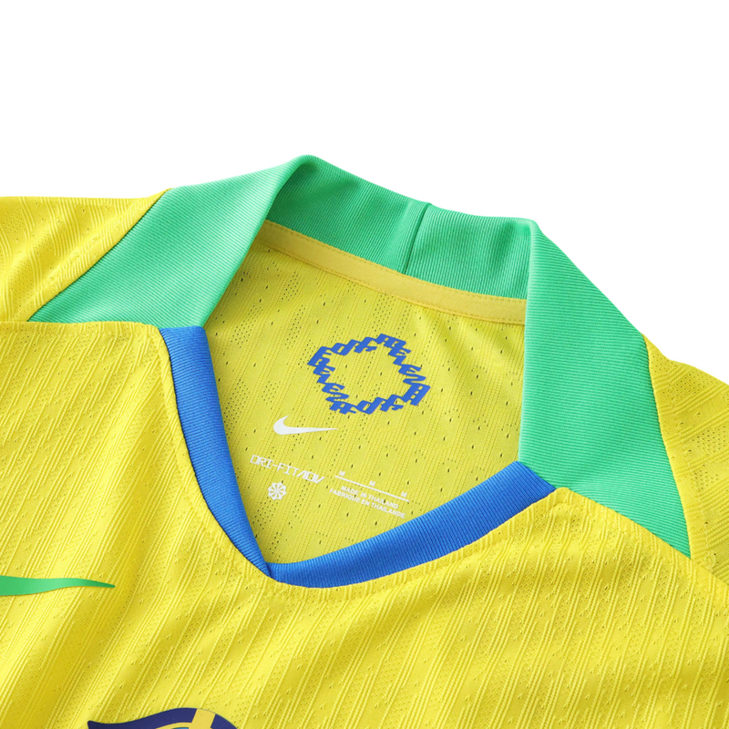 Camiseta Local de la Selección Nacional de Brasil I - 25/26 Jugador Masculino - Amarillo