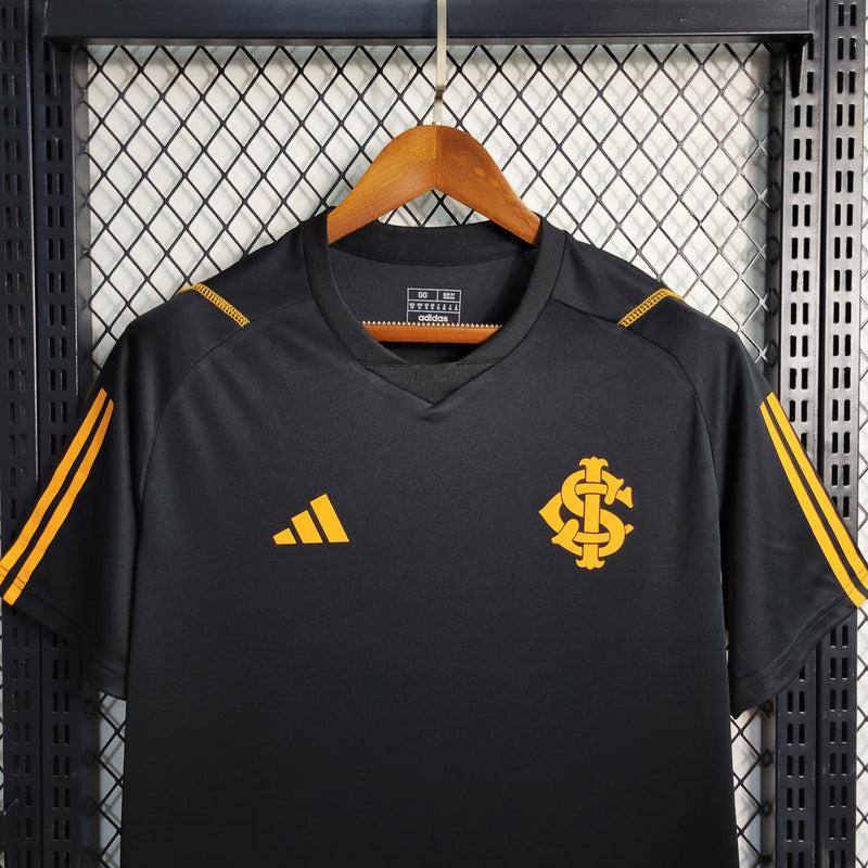 Camiseta de entrenamiento para aficionados Adidas International 23/24 para hombre - Negra