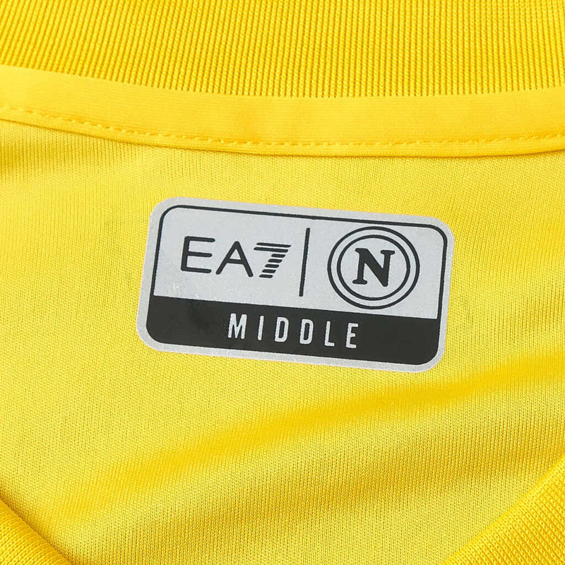 Camiseta Adidas de portero del Napoli 23/24 Fan EA7 para hombre - Amarilla