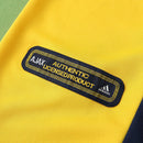 Camiseta retro de visitante del Ajax II 00/01 para hombre - Amarilla