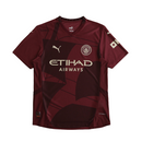 Camiseta de jugador del Manchester City Third III 24/25 para hombre - Borgoña