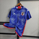 Camiseta Adidas de aficionado para hombre de la selección nacional de Japón (local 22/23) - Azul