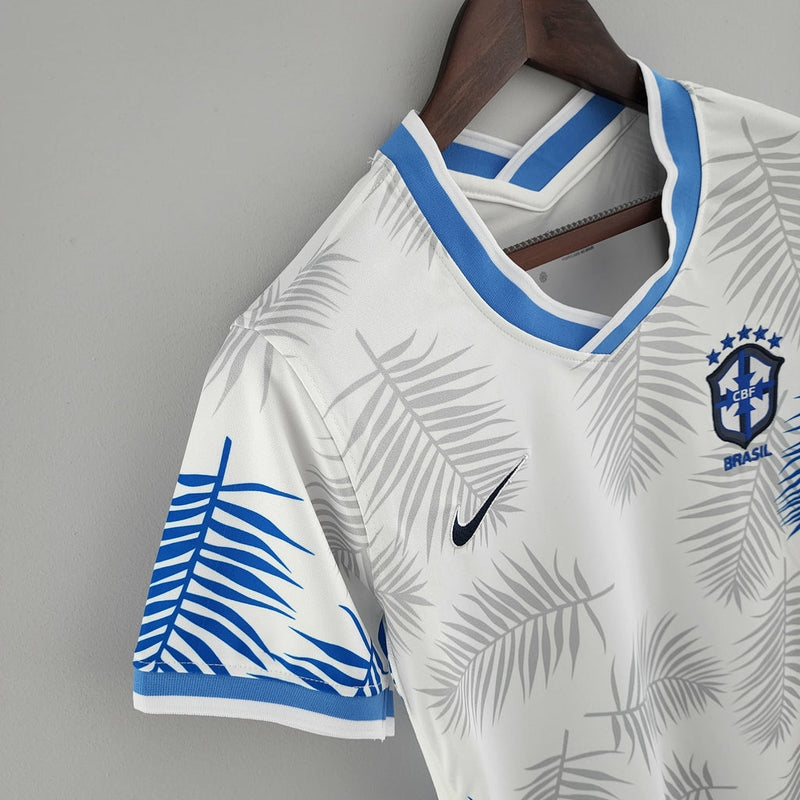 Camiseta Nike de la selección brasileña para mujer, edición especial para aficionados, color blanco