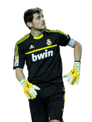 Camiseta retro de portero Adidas Real Madrid II para hombre, 11/12, color negro