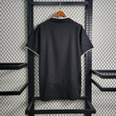 Camiseta retro de aficionado del Manchester United Away II 03/04 para hombre - Negra