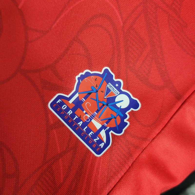 Camiseta Fortaleza I Copa Nordeste Torcedor Leão 23/24 Hombre - Rojo