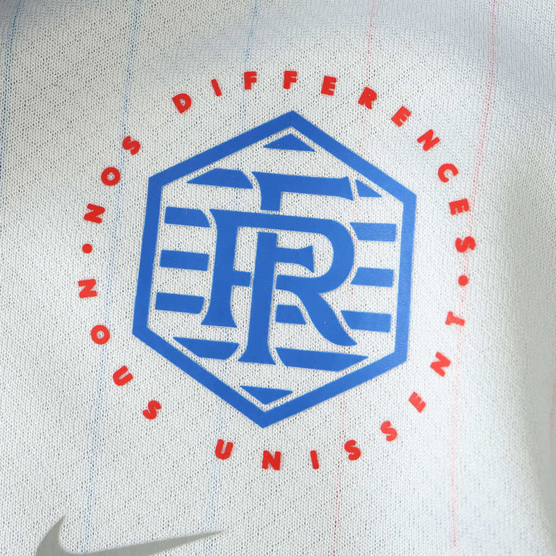Camiseta de aficionado de la selección francesa visitante II 2024/25 para hombre - Blanca