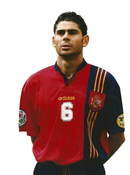Camiseta retro de aficionado de la selección españa de 1996 - Hombre - Roja