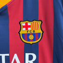 Camiseta retro Nike para aficionados del Barcelona 13/14 - Roja y azul