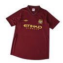 Camiseta retro de visitante del Manchester City 11/12 para hombre - Roja