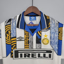 Camiseta retro de visitante II del Inter de Milán 96/97 para hombre - Blanca