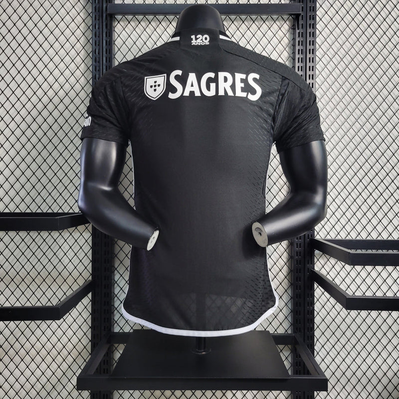 Camiseta de jugador Adidas Benfica II 23/24 para hombre - Negra