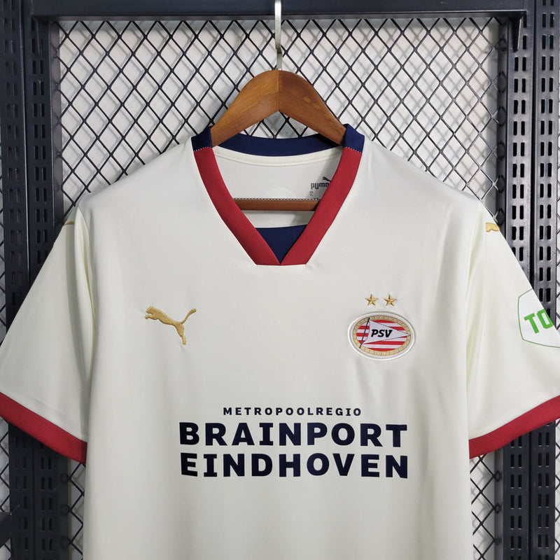 Camiseta Puma de visitante del PSV 23/24 para hombre - Blanca
