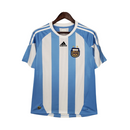 Camiseta retro de la selección argentina 2010 de Adidas para hombre - Blanca y azul