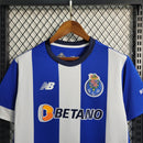 Camiseta de aficionado New Balance Porto Home 23/24 para hombre - Azul y blanco