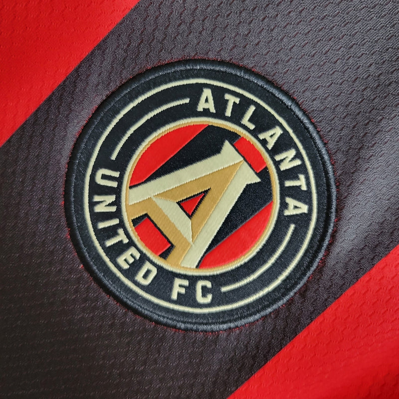 Camiseta Adidas Atlanta Home 23/24 para hombre - Rojo y negro