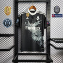 Camiseta retro de aficionado Adidas del Real Madrid II 14/15 para hombre, color negro