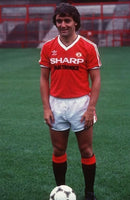 Camiseta retro de local Adidas de 1983 del Manchester United para hombre - Roja