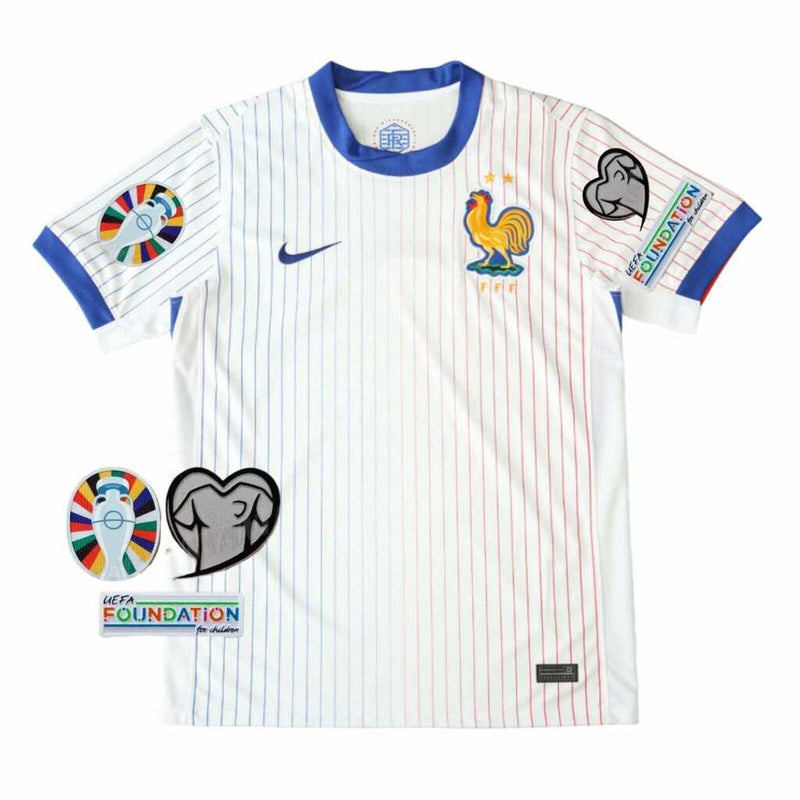 Camiseta de aficionado de la selección francesa visitante II 2024/25 para hombre - Blanca