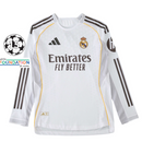 Camiseta de manga larga para hombre del Real Madrid 25/26 (local) - Blanca