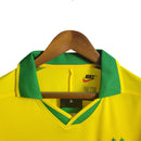 Camiseta retro local de la selección brasileña 97/98 para hombre - Amarilla