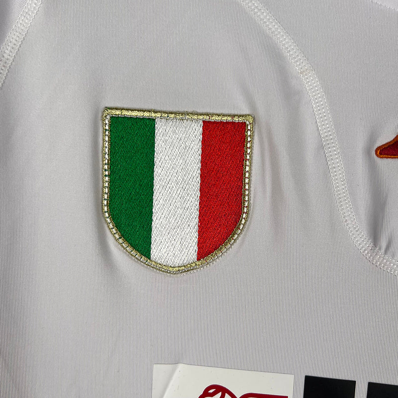 Camiseta Kappa Roma Retro Away II para hombre 01/02 - Aficionado - Blanco