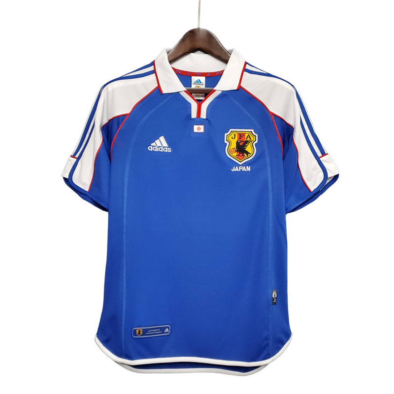 Camiseta retro de local de la selección nacional de Japón 2000 para hombre