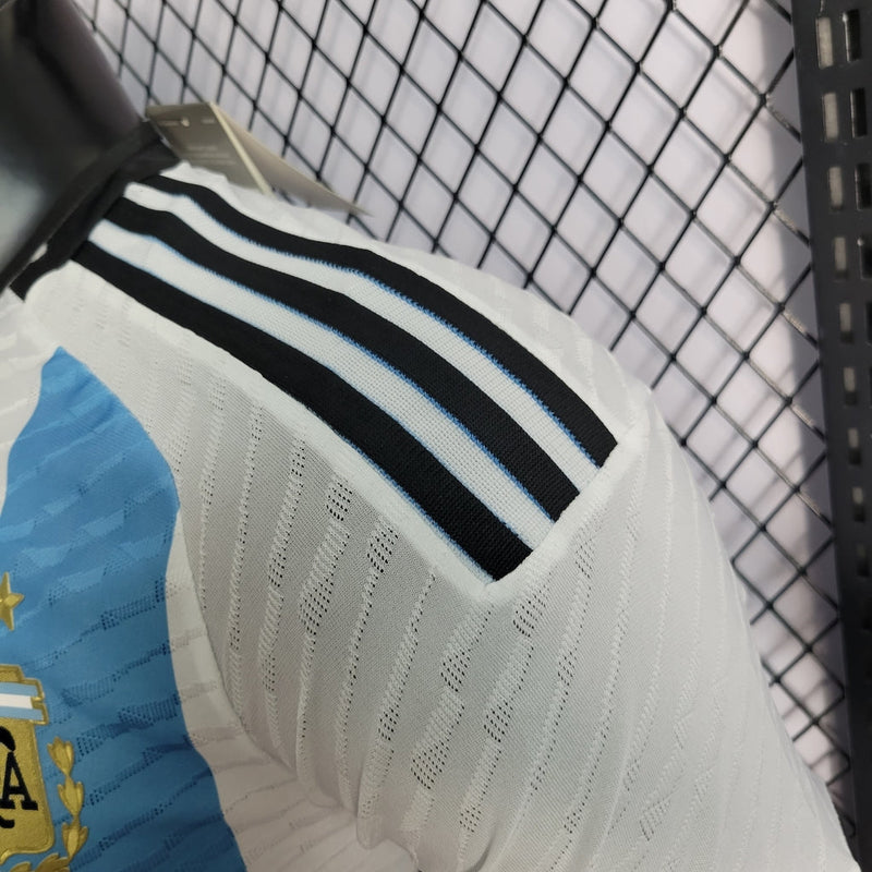 Camiseta Adidas de jugador de la Selección Argentina I 22/23 para hombre - Azul y blanco