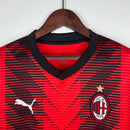 Camiseta de aficionado Puma del AC Milan 23/24 para hombre - Roja