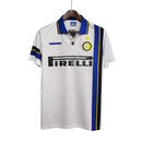 Camiseta retro de visitante II del Inter de Milán 97/98 para hombre - Blanca