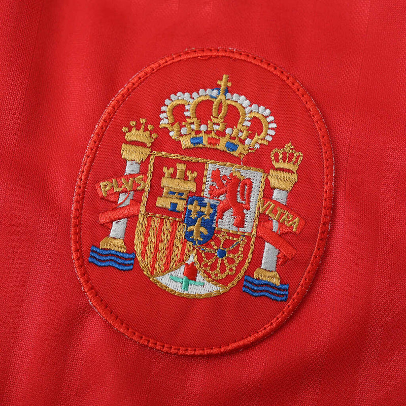 Camiseta retro de aficionado de la selección española de 1994 (hombre) - Roja