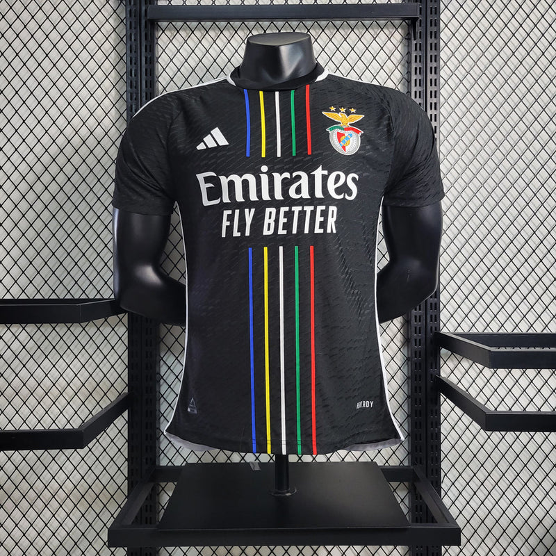 Camiseta de jugador Adidas Benfica II 23/24 para hombre - Negra