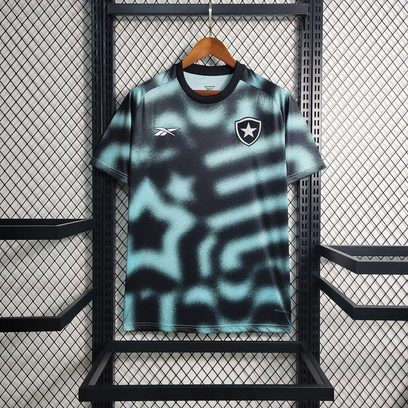 Camiseta de entrenamiento del Botafogo 23/24 Rebook Fan para hombre - Negro, Azul, Blanco