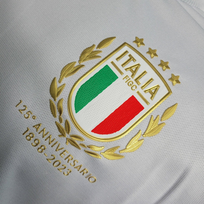 Camiseta Adidas de jugador de la selección italiana 23/24 para hombre - Blanca