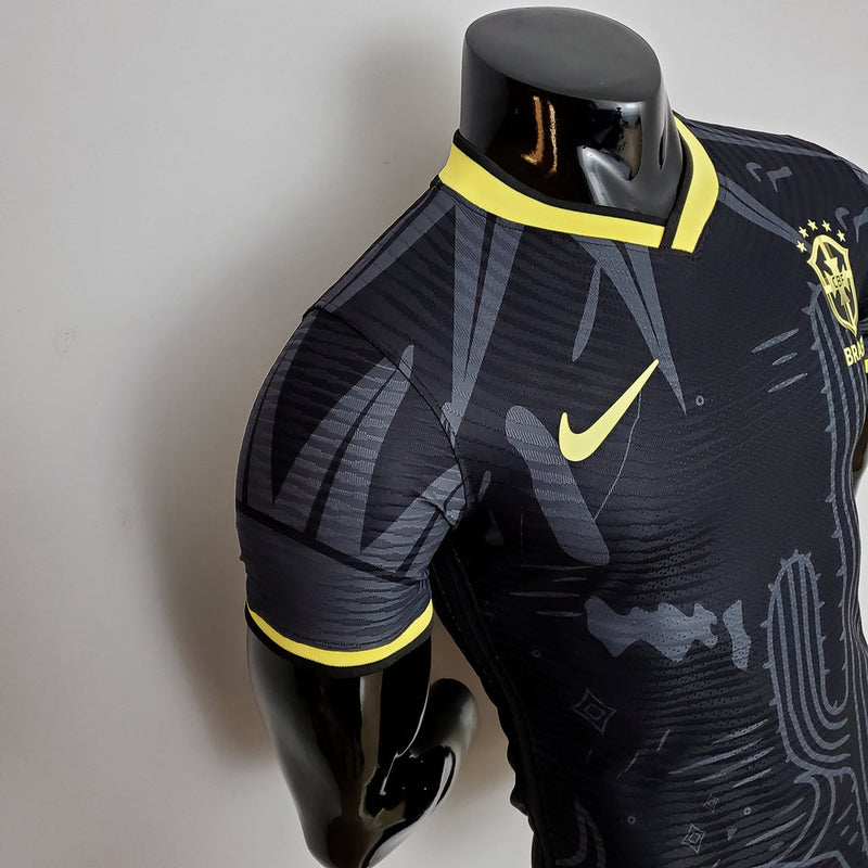 Camiseta Nike de jugador especial del noreste de la selección brasileña para hombre - Negra