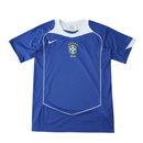 Camiseta retro Nike de la selección nacional de Brasil 2004 II para hombre - Azul