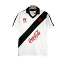 Camiseta retro de aficionado del Vasco da Gama de 1988 para hombre - Blanca