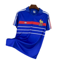 Camiseta retro de aficionado de Francia de la Eurocopa 1984 para hombre - Azul